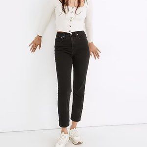 Madewell Classic Straight Jean Black 24